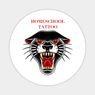 HomeSchoolTattoo Pantherhead Magnet